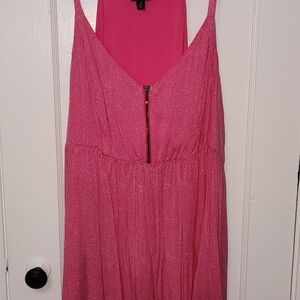 Torrid Pink Sleeveless Tank Blouse